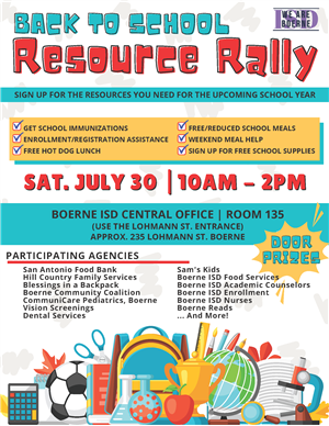  Back to School Resource Rally